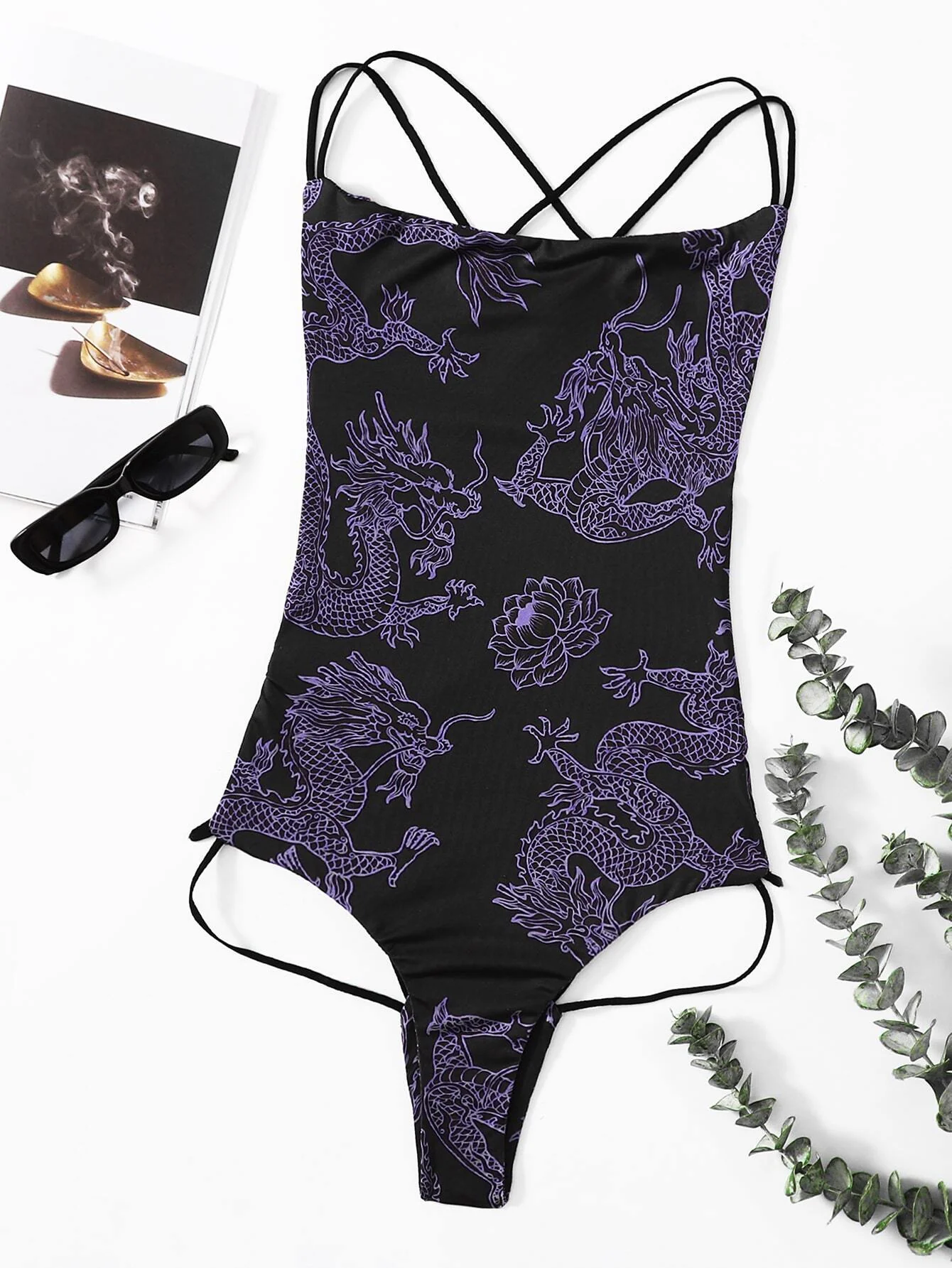 Dragon Strappy Bodysuit - Image 3