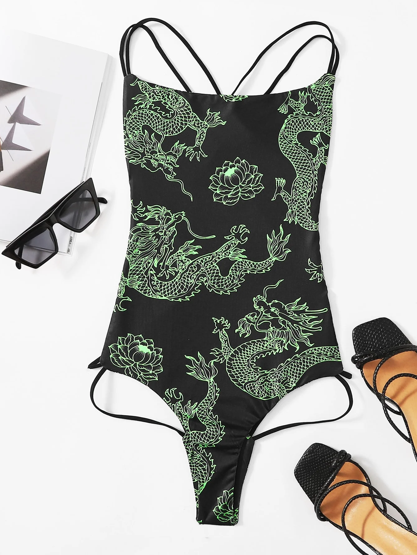 Dragon Strappy Bodysuit - Image 4