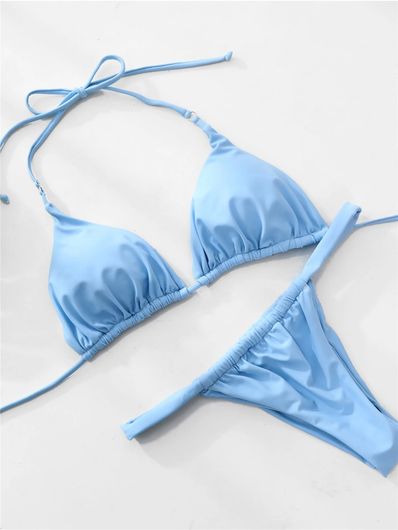 Scrunch Halter Bikini - Image 11