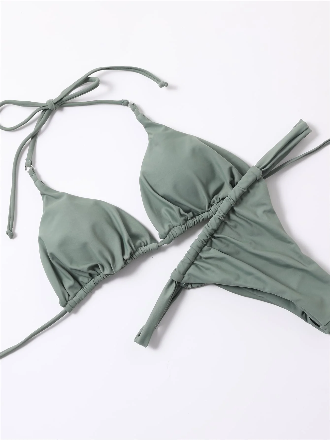 Scrunch Halter Bikini - Image 17