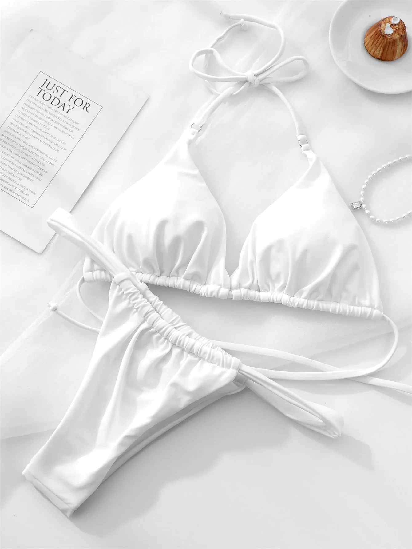 Scrunch Halter Bikini - Image 20