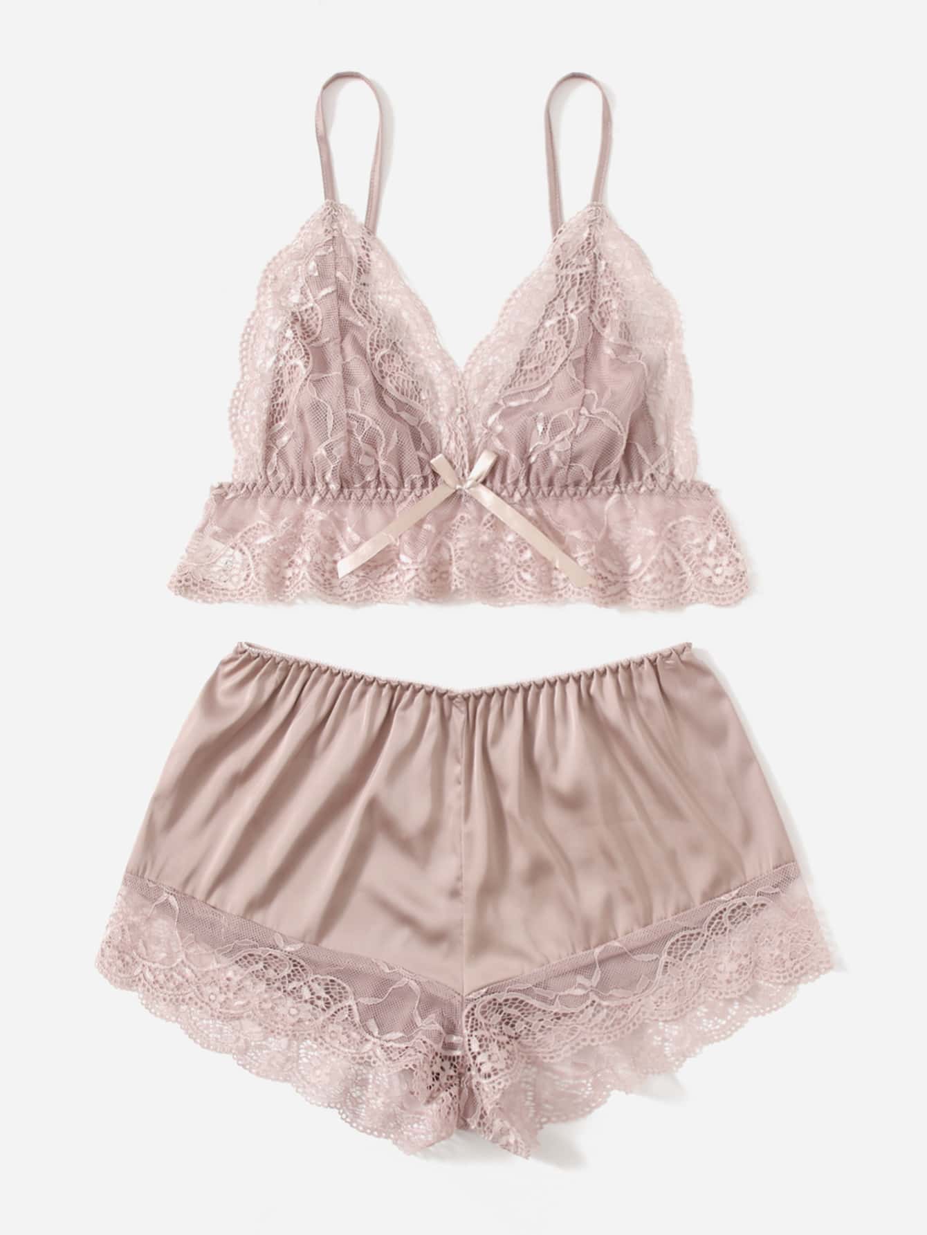 Sweet Nothings Cami Top & Shorts Set - Image 3